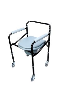 Medikaltec Ky696 Tekerlekli Tuvaletli Banyo Sandalyesi Medikaltec2683 - Görsel 2 (Ön görünüm)