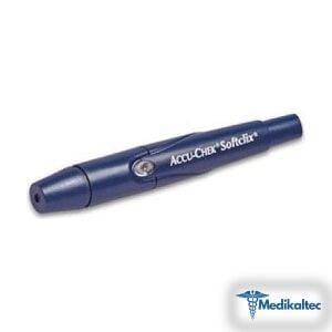 Medikaltec Accu-Chek Softclix Parmak Delici Kalem Lancet Delme Kalemi - Görsel 1