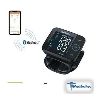 Medikaltec Bc 54 Bluetooth Bağlantılı Tam Otomatik Bilekten Ölçen Tansiyon Aleti Medikaltec4688 - Görsel 1 (Ön görünüm)