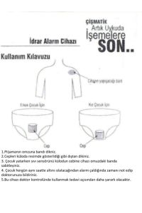 Medikaltec Enuresis Idrar Alarm Cihazı
