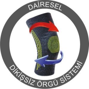 Medikaltec Örme Fleksible Balenli Dizlik NUMARA 2 (Medikaltec681) - Görsel 4 (Ön görünüm)