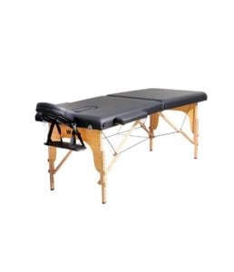 Siyah 2 Parçalı Katlanabilir Masaj Yatağ - Siyah 2 Parçalı Katlanabilir Masaj Yatağı