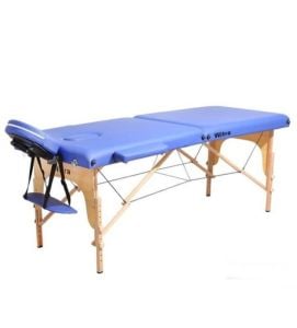 Mavi 2 Parçalı Katlanabilir Masaj Yatağı - Mavi 2 Parçalı Katlanabilir Masaj Yatağı