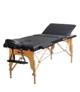 Siyah Katlanabilir Masaj Yatağı – 250 kg - Siyah Katlanabilir Masaj Yatağı – kg Kapasiteli