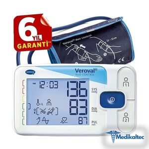 Medikaltec Tansiyon Aleti, Veroval Duo Control, Osilometrik Ve Oskültatuar Ölçüm Medikaltec1694 - Görsel 1 (Ön görünüm)