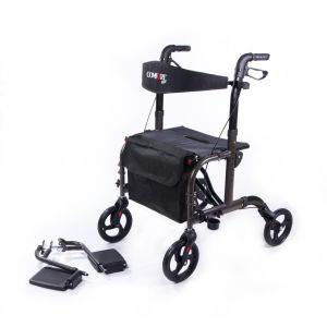 Comfort Plus Dm9124 Lüx Ayak Pedallı Alü - Medikaltec Lüx Ayak Pedallı Alüminyum Rolatör Medikaltec9367 - Görsel 2 (Ön…