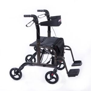 Comfort Plus Dm9124 Lüx Ayak Pedallı Alü - Medikaltec Lüx Ayak Pedallı Alüminyum Rolatör - Görsel 1
