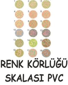 Medikaltec Renk Körlüğü Skalası