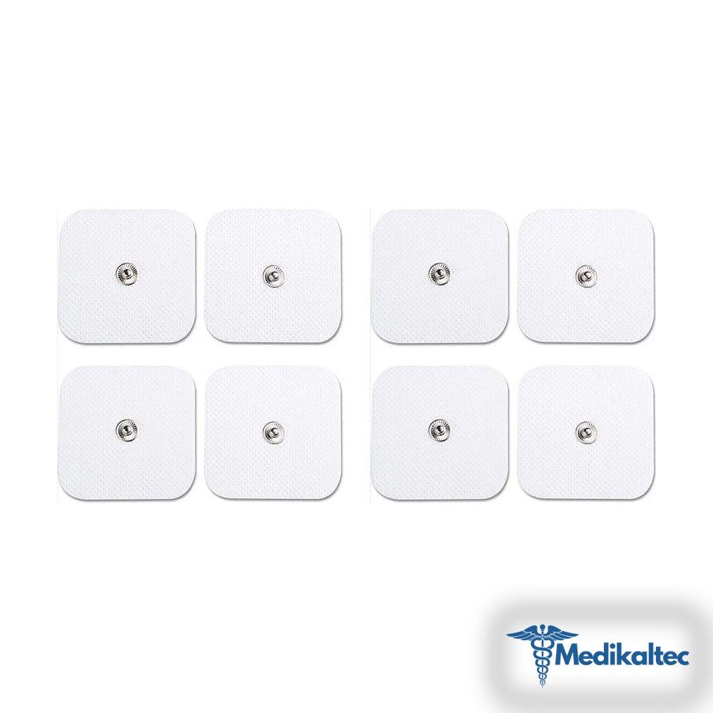 Pakette 8 Adet Compex Performance 5 x 5 - Medikaltec Pakette 8 Adet Performance 5 x 5 cm Çıtçıtlı Elektrot - Görsel 1