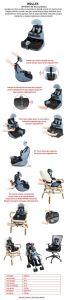 W-P4545-1 Wollex Dik Oturma Minderi - Medikaltec W--1 Dik Oturma Minderi Medikaltec9369 - Görsel 4 (Ön görünüm)