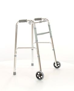 W916 İki Tekerlekli Alüminyum Hareketli  - Medikaltec İki Tekerlekli Alüminyum Hareketli Walker