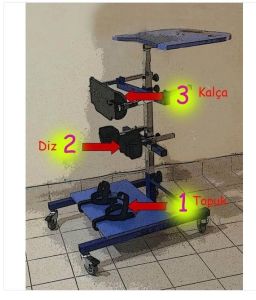 Dik Konumlandırma Cihazı Yetişkin KULLANICI BOYU 80-130 CM