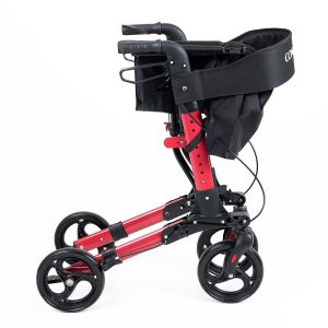 Medikaltec  9102 Kırmızı Lüx Alüminyum Rolatör