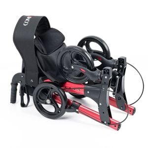 Medikaltec  9102 Kırmızı Lüx Alüminyum Rolatör