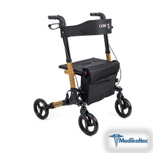 Medikaltec 9102 Kahverengi Lüx Alüminyum Rolatör Medikaltec4714 - Görsel 1 (Ön görünüm)