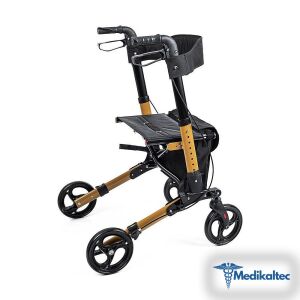 Medikaltec 9102 Kahverengi Lüx Alüminyum Rolatör Medikaltec4714 - Görsel 2 (Ön görünüm)
