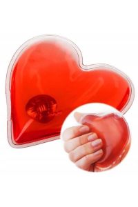 Medikaltec Kalp Şeklinde Sihirli Jel Isıtıcı Kırmızı
