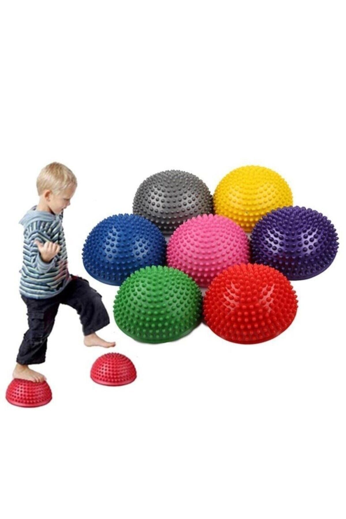 Medikaltec Duyu Denge Nehir Taşlarıdikenli Duyusal Denge Yarım Top6 Lı Set