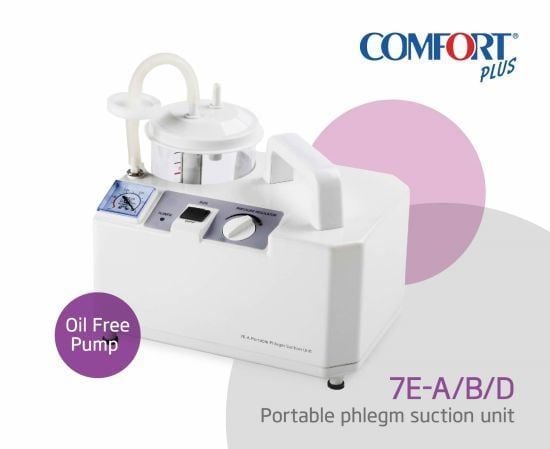 Comfort Plus Dm 7ed Bataryalı Aspirator  - Medikaltec 7ed Bataryalı Aspirator Cihazı