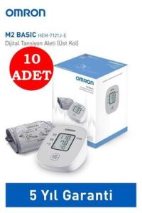 Medikaltec M2 Basıc Hem-7121j-e Üst Koldan Ölçer Dijital Tansiyon Aleti 10 Adet