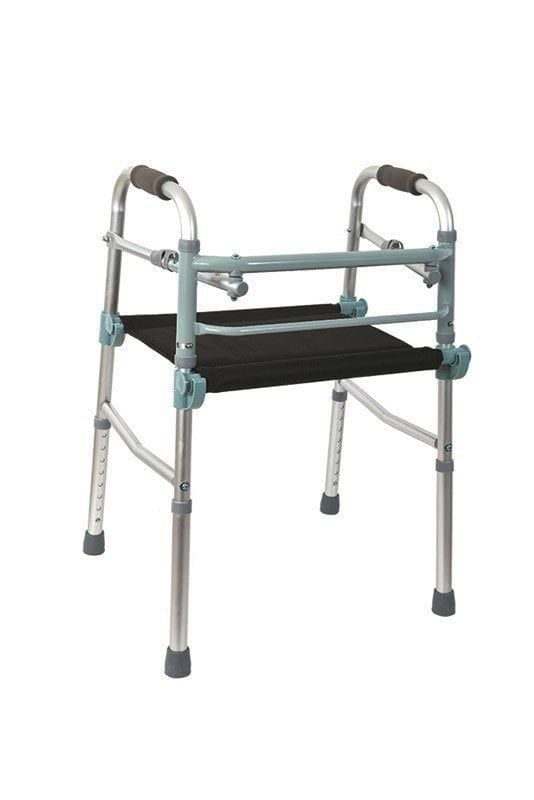 Oturaklı Walker PR449 Alüminyum Oturaklı - Medikaltec Oturaklı Walker Alüminyum