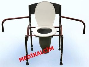 Hasta Oturağı Taharetlenmenin en kolay y - Medikaltec Hasta Oturağı Medikaltec7233 - Görsel 1 (Ön görünüm)