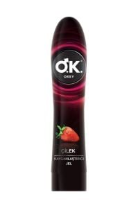 Okey Kayganlaştırıcı Jel Çilek Aromalı 1 - Medikaltec Okey Kayganlaştırıcı Jel Çilek Aromalı ml