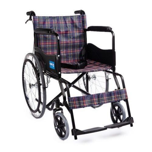 Medikaltec KY809BJ Ekose Özellikli Tekerlekli Sandalye Medikaltec1737 - Görsel 1 (Ön görünüm)