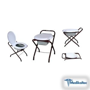 Medikaltec KOMOT KATLANIR TABURE KLOZET Medikaltec4759 - Görsel 1 (Ön görünüm)