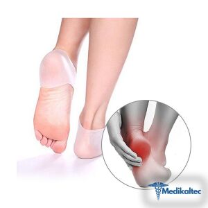 Medikaltec Silikon Koruyucu Ayak Bileği Jel Desteği Ağrı Kesici Plantar Fasiit Topuk Dikeni - Görsel 2