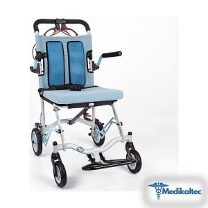 Medikaltec DY01409LJ Mavi Transfer Tekerlekli Sandalye Medikaltec4764 - Görsel 1 (Ön görünüm)