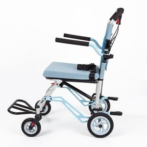Medikaltec DY01409LJ Mavi Transfer Tekerlekli Sandalye Medikaltec4764 - Görsel 2 (Ön görünüm)