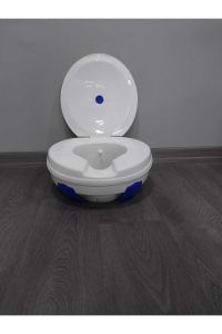 Klozet Yükseltici Aparat - Kapaklı - Tah - Medikaltec Klozet Yükseltici Aparat - Kapaklı - Taharet Musluklu