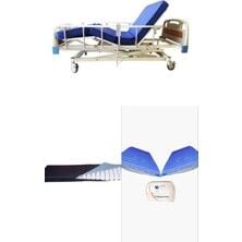 3 Motorlu Abs Başlıklı Tabanca Korkulukl - 3 Motorlu Abs Başlıklı Tabanca Korkuluklu Hasta Karyolası Dev Takım