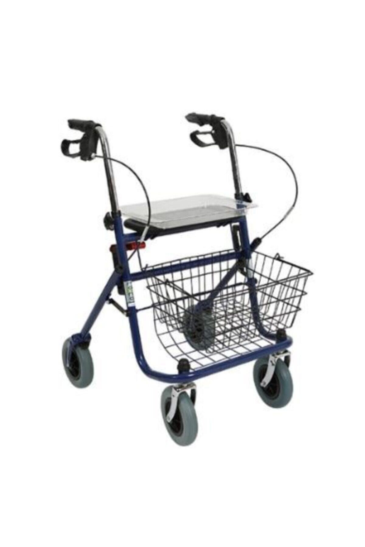 Medikaltec Metal Rollator Walker Kalın Tekerlekli Medikaltec3762 - Görsel 1 (Ön görünüm)