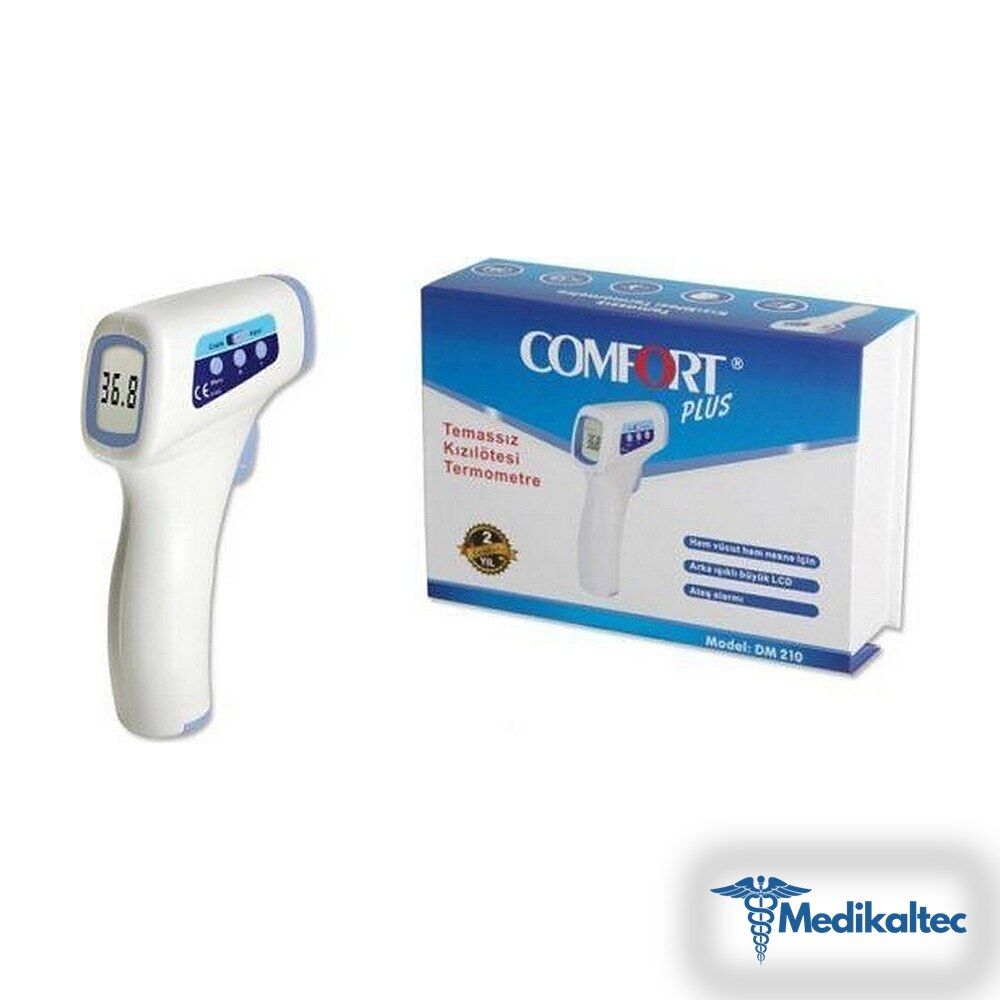 Medikaltec Kızıl Ötesi Temassız Ateş Ölçer 210 Medikaltec3764 - Görsel 1 (Ön görünüm)