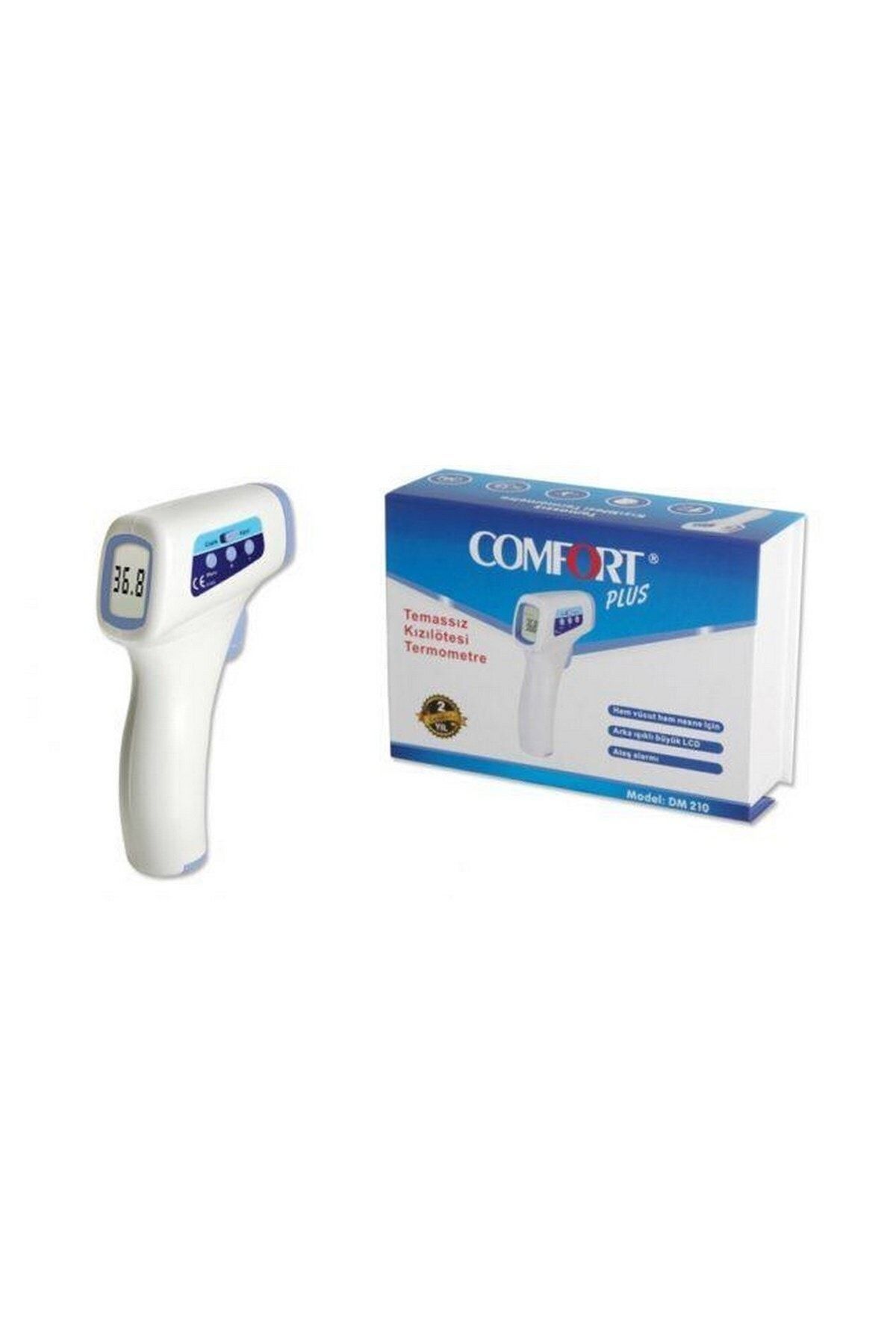 Medikaltec Kızıl Ötesi Temassız Ateş Ölçer 210 Medikaltec3764 - Görsel 1 (Ön görünüm)