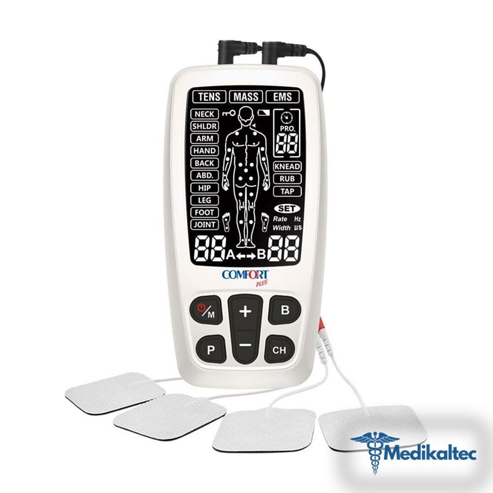 Medikaltec Comfort Plus R-C4A Şarj Edilebilir Tens Ems Masaj Stimülatörü Cihazı Medikaltec4777 - Görsel 1 (Ön görünüm)