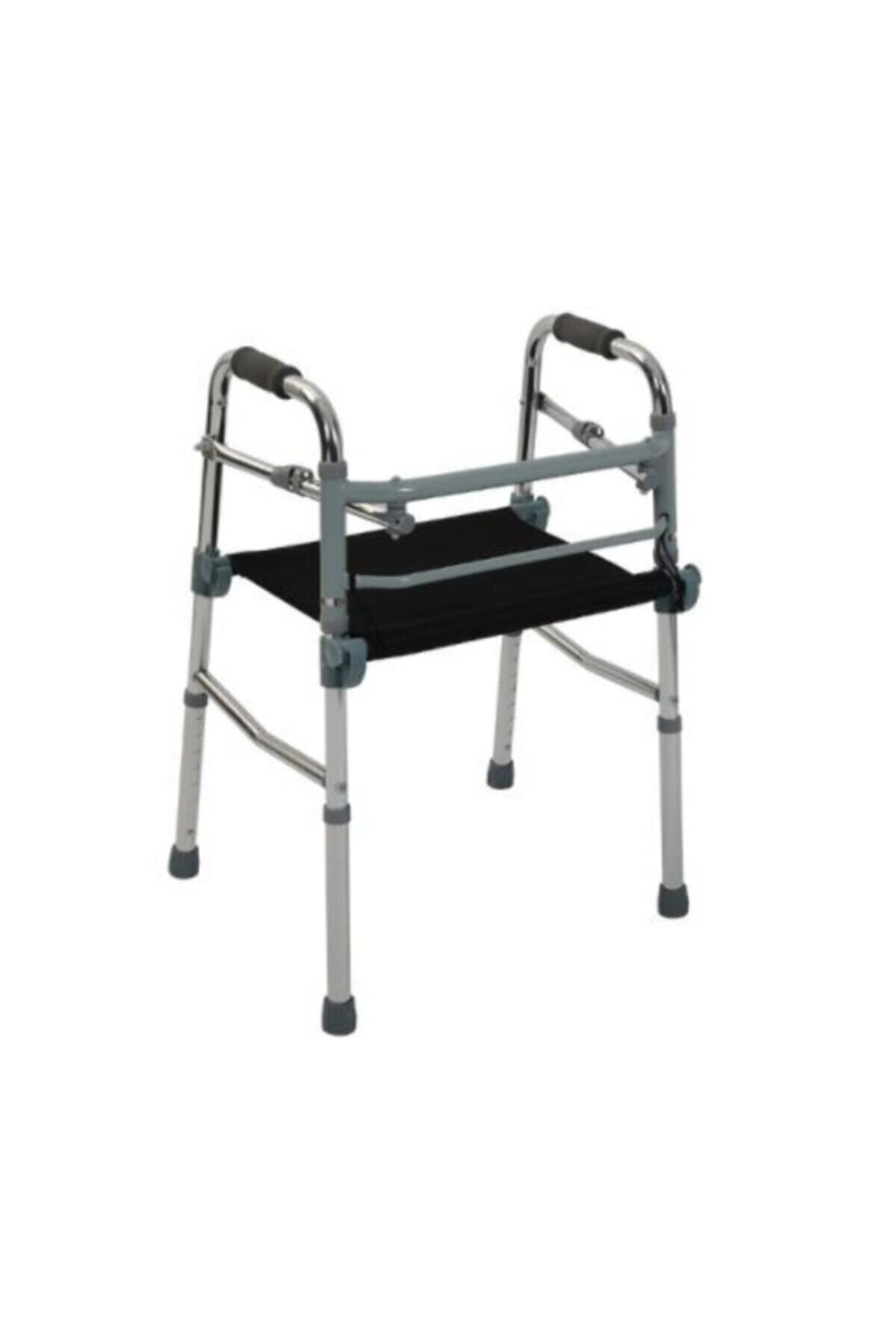 Medikaltec Alüminyum Oturaklı Hareketli Walker Yürüteç Pr-449 Medikaltec3773 - Görsel 1 (Ön görünüm)