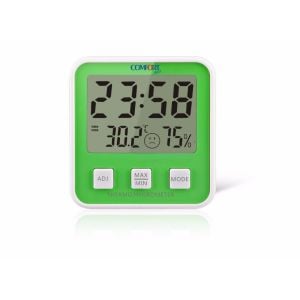 Comfort Plus DM-658 Yeşil Isı Nem Ölçer - Medikaltec - Yeşil Isı Nem Ölçer Medikaltec9437 - Görsel 1 (Ön görünüm)