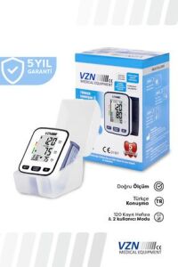 Medikaltec Dijital Vzn Bilek Tipi Türkçe Konuşan Otomatik Dijital Tansiyon Aleti Pilli Bilek
