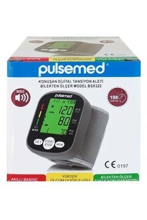 Medikaltec Pulsemed Konuşan Bilekten Dijital Tansiyon Aleti Bsx322