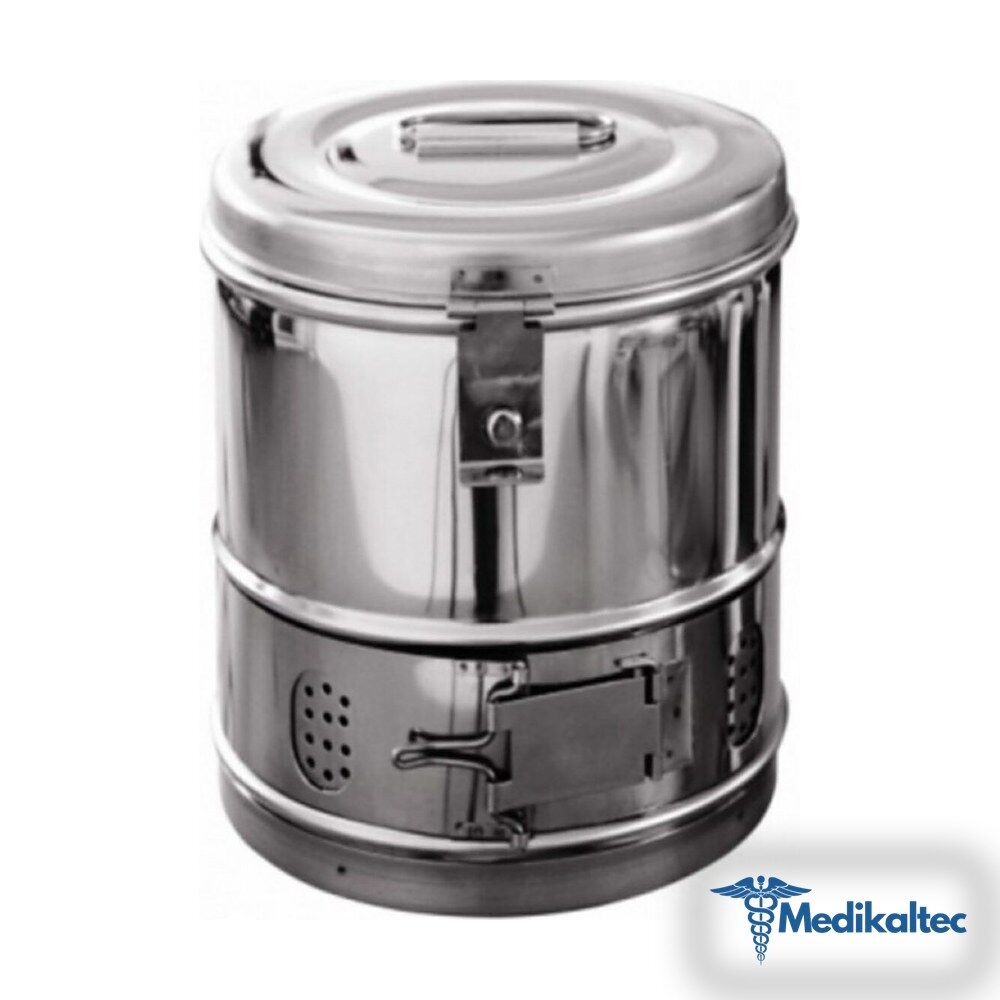 Medikaltec Tromel 24 X 24 Cm - Sterilizasyon Için Medikaltec3786 - Görsel 1 (Ön görünüm)
