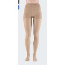 Duomed/ccl 1 Külotlu Kapalı Burun Bej Re - Duomed/ccl 1 Külotlu Kapalı Burun Bej Renkli Varis Çorabı