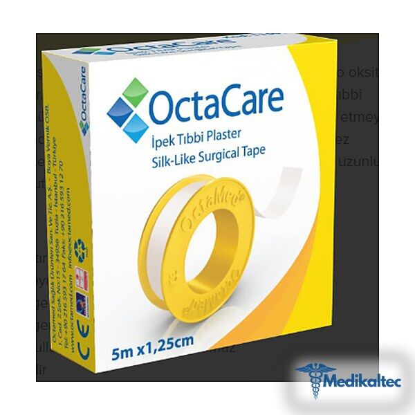 Medikaltec İpek Tıbbi Plaster 5 m x 1,25 cm 1 Adet Medikaltec4796 - Görsel 1 (Ön görünüm)