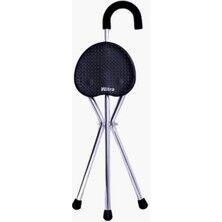 Oturaklı Alüminyum Medikal Yaşlı Baston  - Oturaklı Alüminyum Medikal Yaşlı Baston Hasta Denge Bastonu