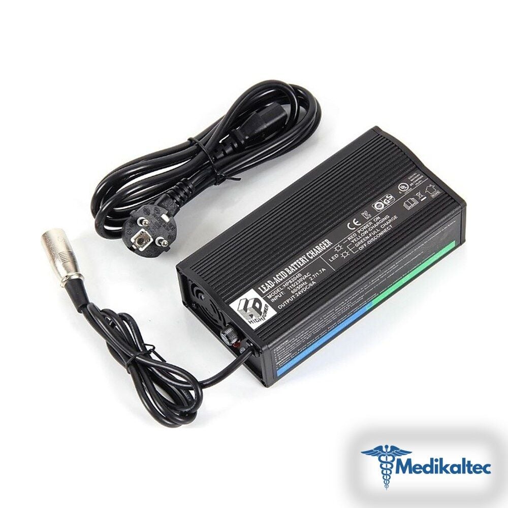 Medikaltec 24v 6a Akülü Sandalye Şarj Cihazı Medikaltec2791 - Görsel 1 (Ön görünüm)