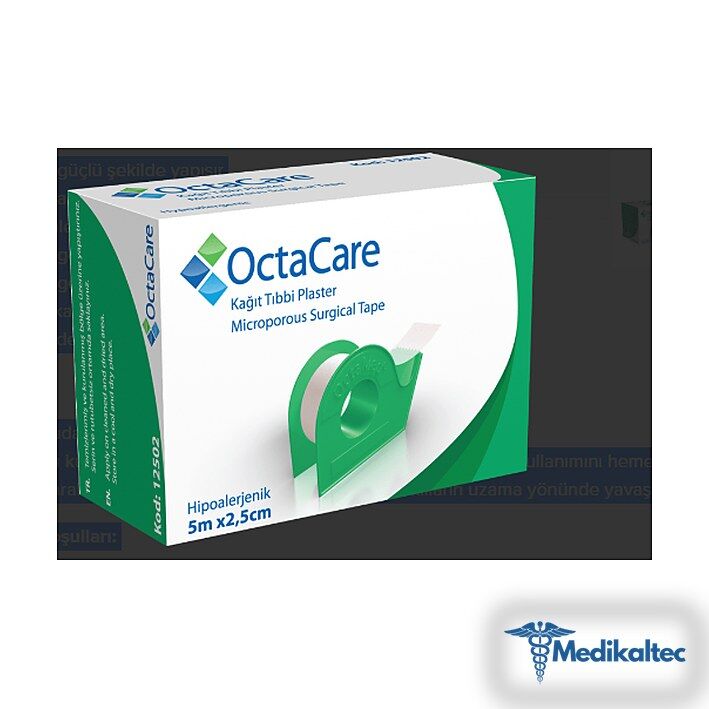 Medikaltec Kağıt Tıbbi Plaster 5 m x 2,5 cm 1 Adet (Dispenserli) Medikaltec4799 - Görsel 1 (Ön görünüm)