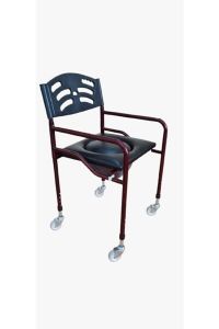 MEDİKALCİM Derili Hasta Tuvalet Sandalye - Medikaltec Derili Hasta Tuvalet Sandalye Medikaltec9455 - Görsel 3 (Ön görünüm)