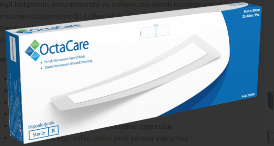Medikaltec  Non-Woven Yara Örtüsü 9 cm x 30 cm 25 Adet